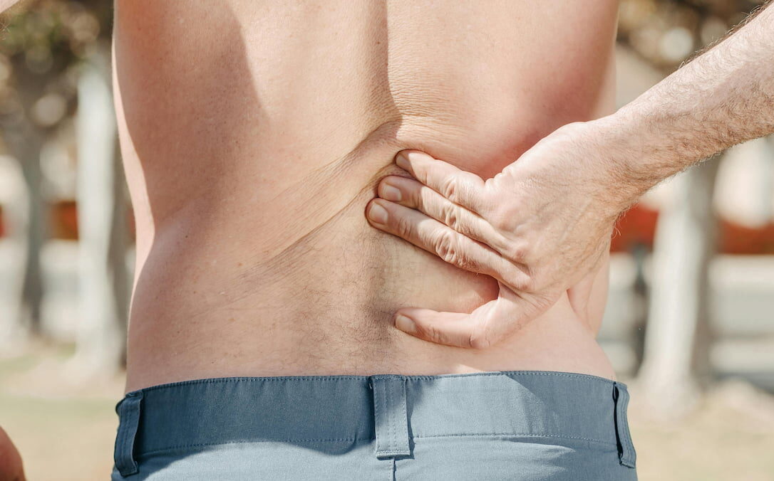 Man suffers from broken fracture on his back